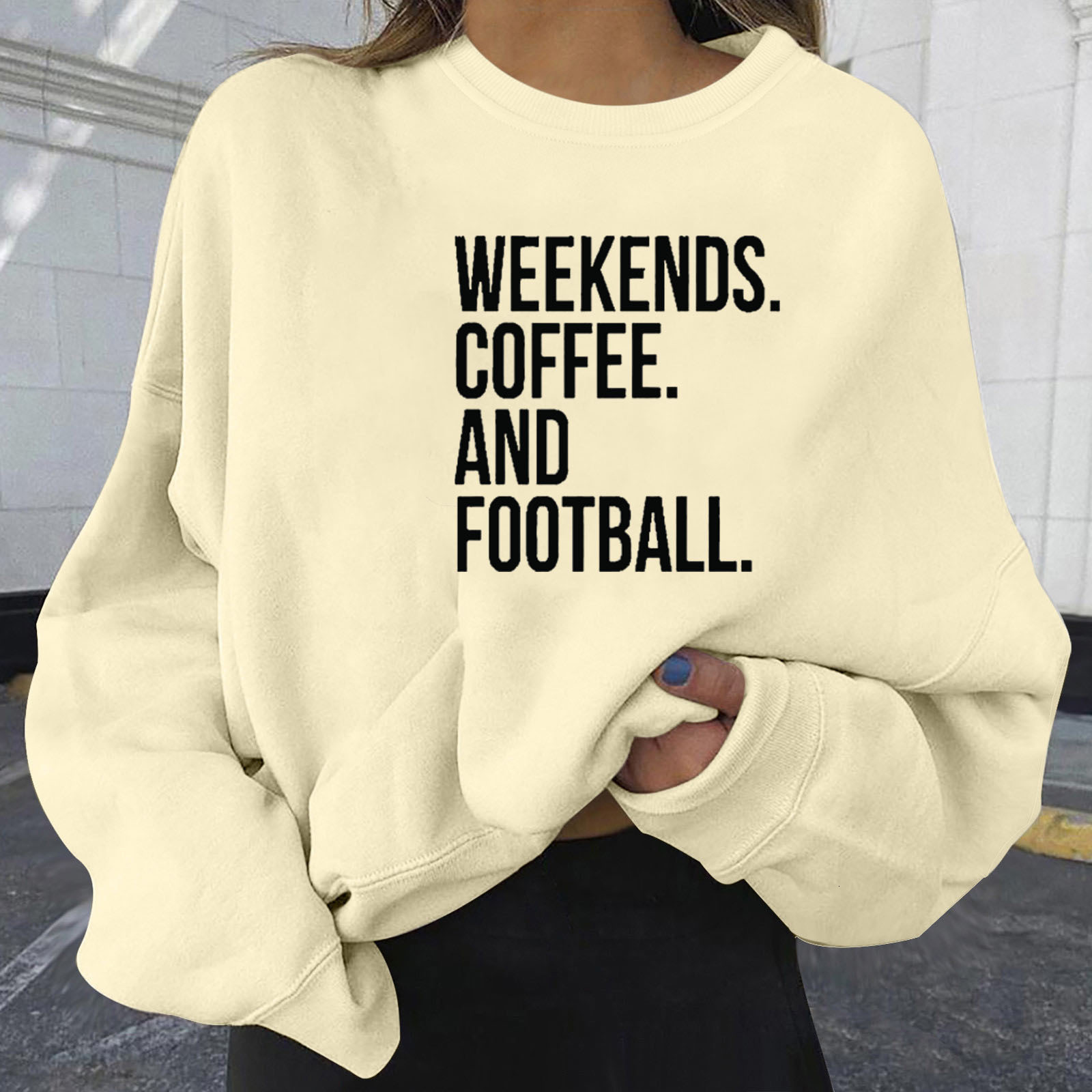 new English letter printed hoodie loose plus size for women dongdumaoyi