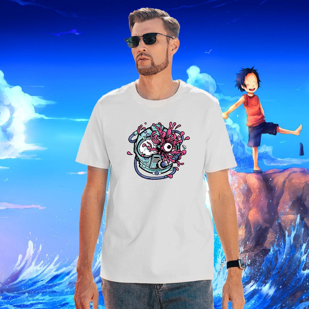 Classic Men T Shirts 100% Cotton 230g ET Daily Outfit Custom Printing Breathable Short Sleeve Men Tshirts Fashion New Tops
