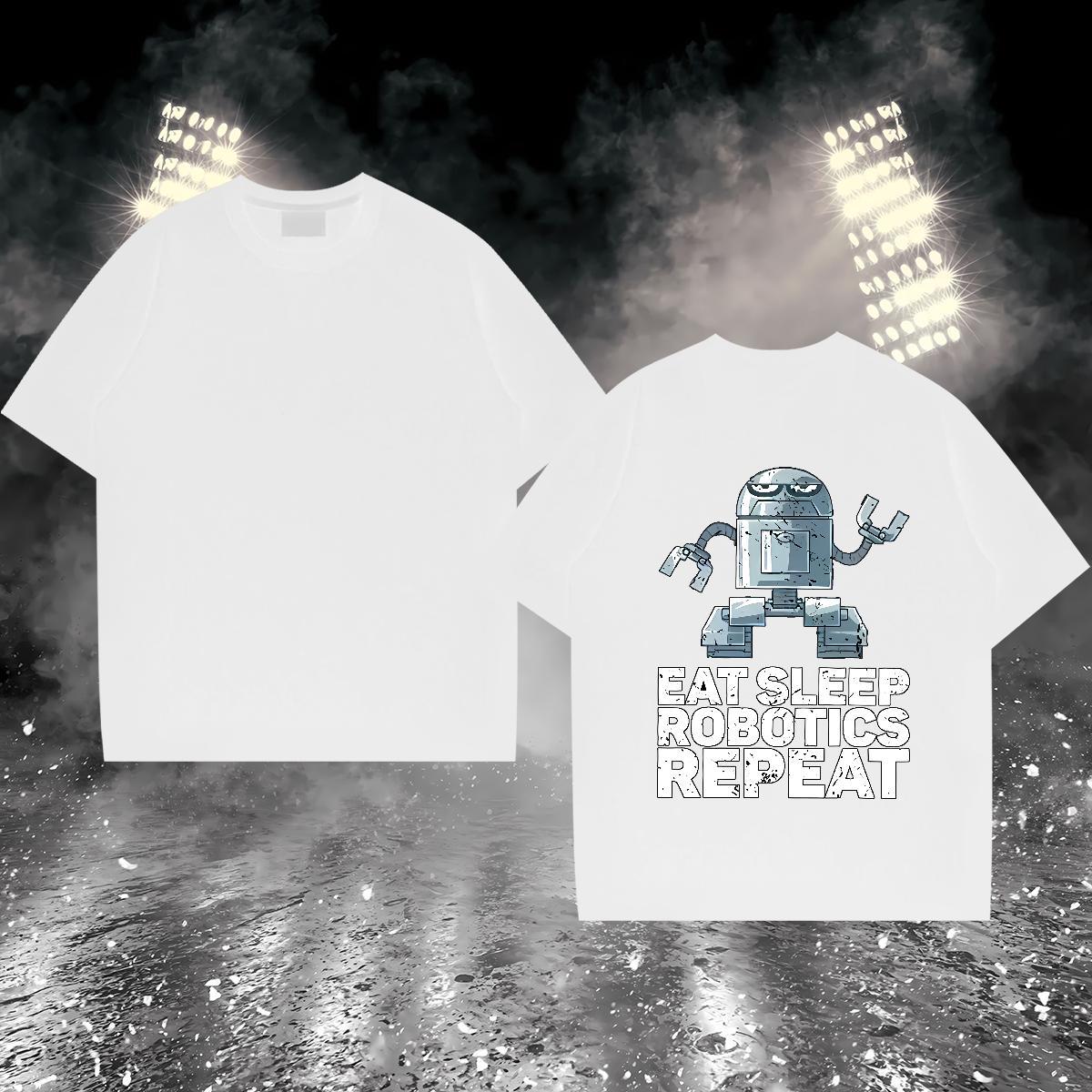 Cool T-Shirts 230g 100% Cotton letter Hip Hop Street Anime Breathable Crew Neck Men Tops Tees Stylist Wear