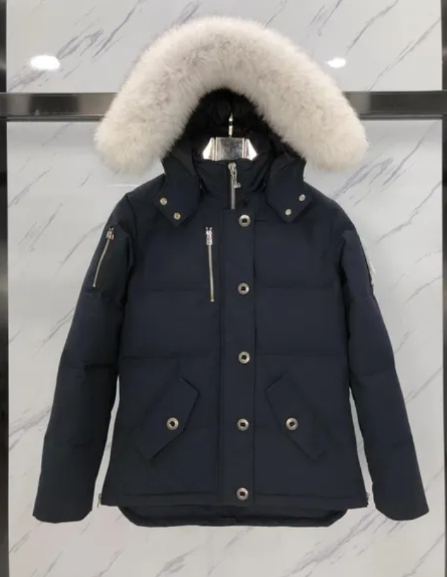 Down jacket mens coat designer jacket fur collar parka winter waterproof white duck coat cloak fashion men women couples moose casual version to keep