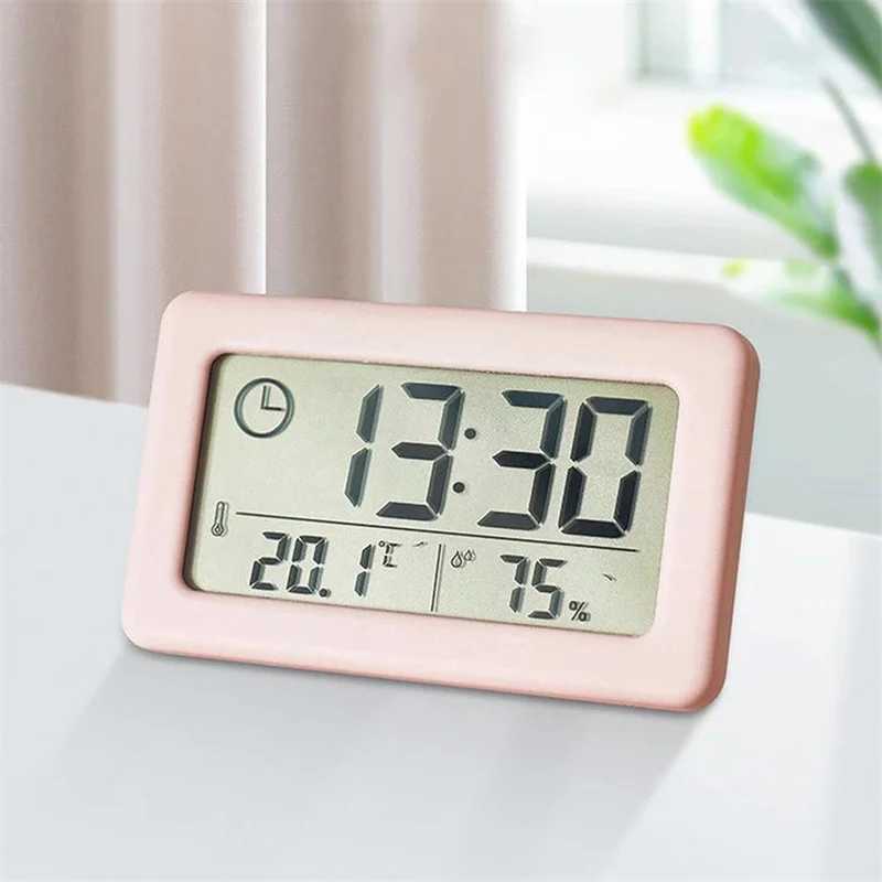 ChuHan Digital Clock Thermometer Hygrometer Meter LED Indoor Electronic Humidity Monitor Clock Desktop Table Clocks For HomeXJ240824