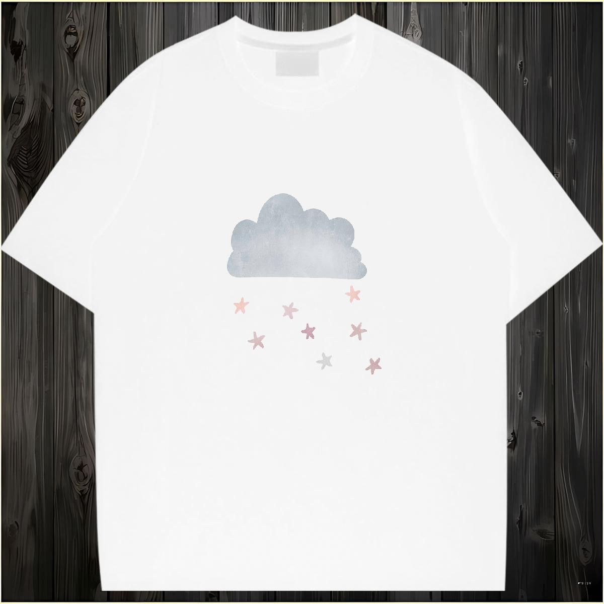 Popular Unisex Tshirts 230g Cotton painting Summer Casual Woman T Shirts Comfortable Oversized L-4XL Top Shirts