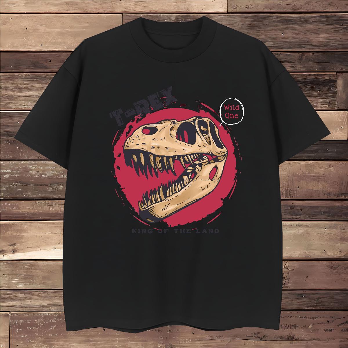 TOP Quality Man T Shirts 230g Cotton skull Spring Summer White Plus Size Breathable Crew Neck Mens Tshirts Stylist Tees Shirts