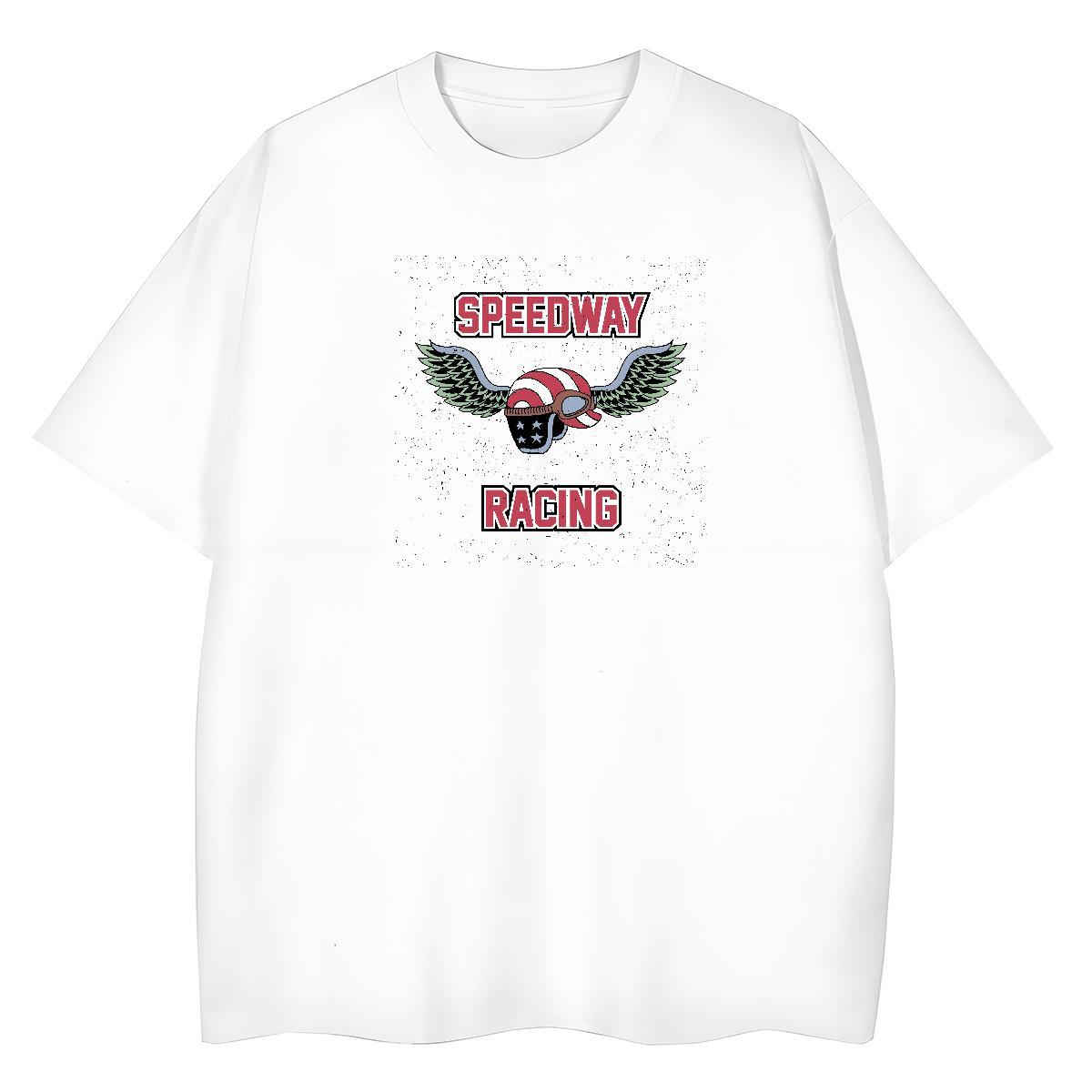 Unisex Women Tshirts 230g Pure Cotton letter Casual Beach Woman T Shirts Breathable Crew Neck Custom Print Plus Size Clothings