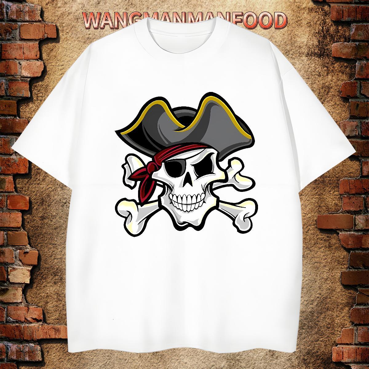 Cool Design Man T Shirts 100% Cotton 230g monster Street Casual Custom Anime O Neck Short Sleeves Men Tshirts Designer Polos
