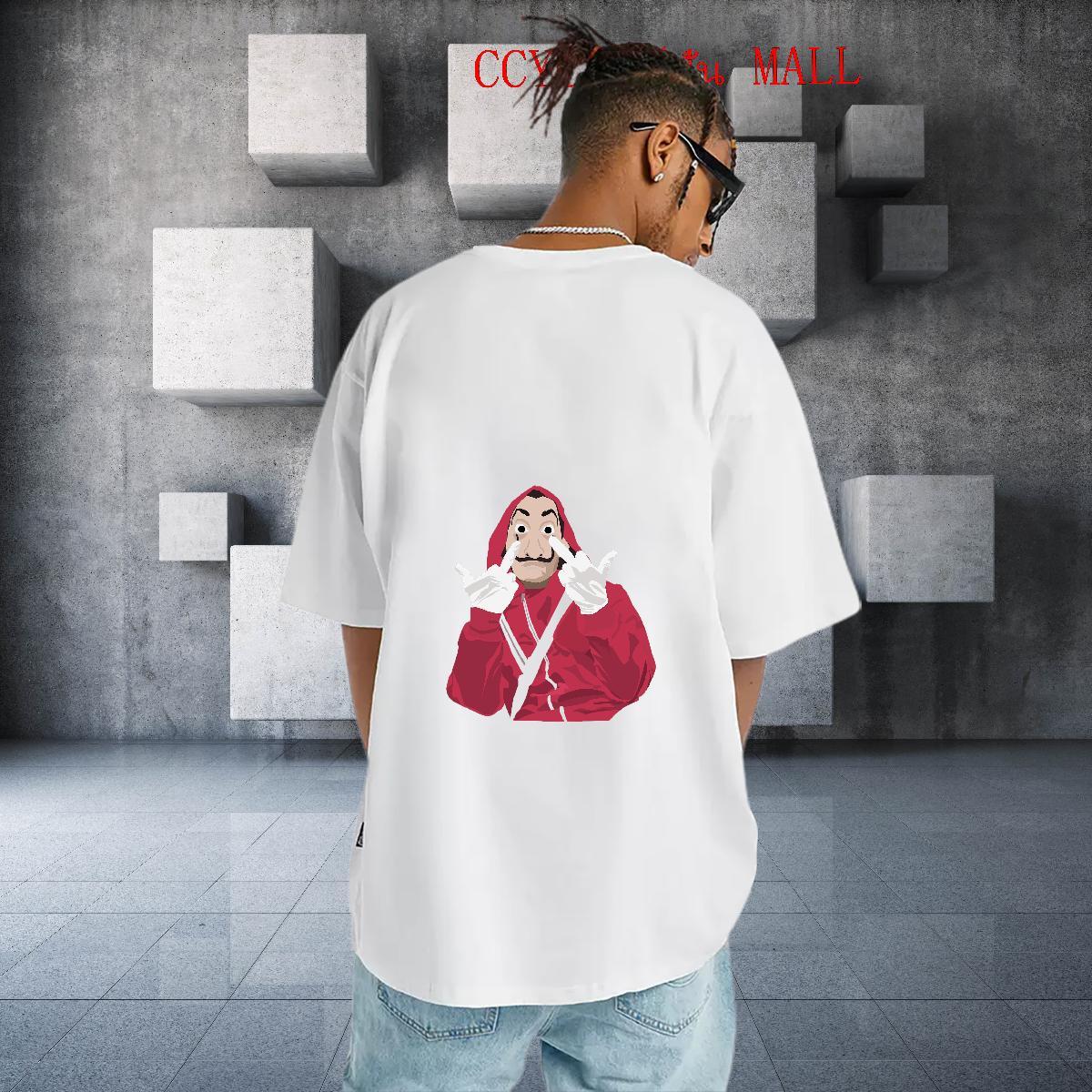 Popular Mens T Shirts 100% Cotton 230g portrait Casual Anime Breathable Short Sleeve Couples T Shirts Custom Clothings