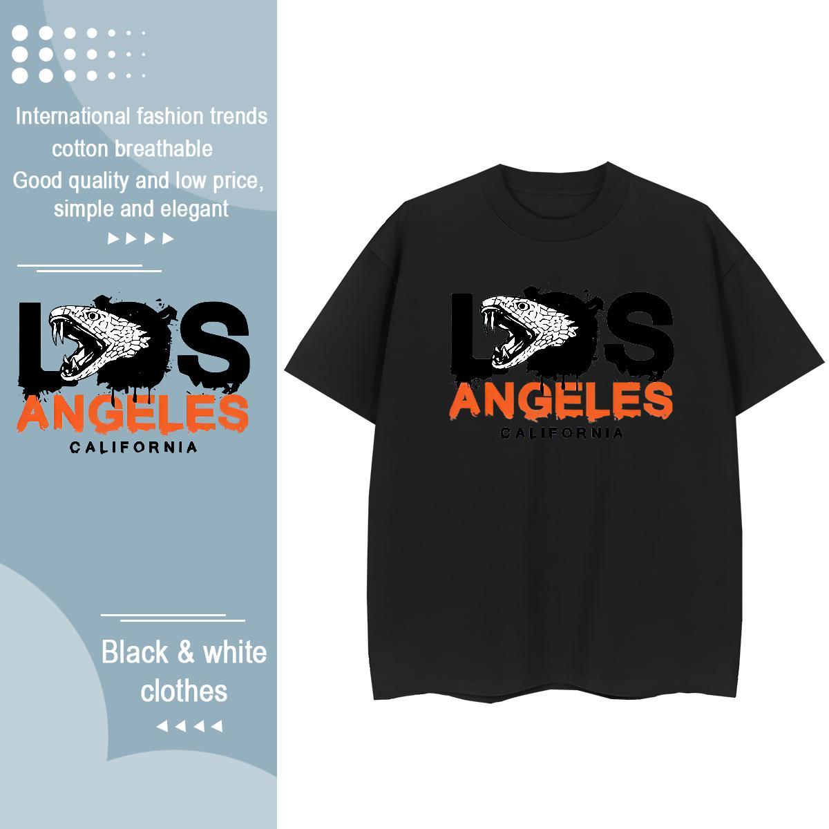 TOP Quality Men T Shirts 230g Cotton letter Street wear Hip Hop Custom Cartoon Pure Cotton Couples T Shirts 2024 Tees