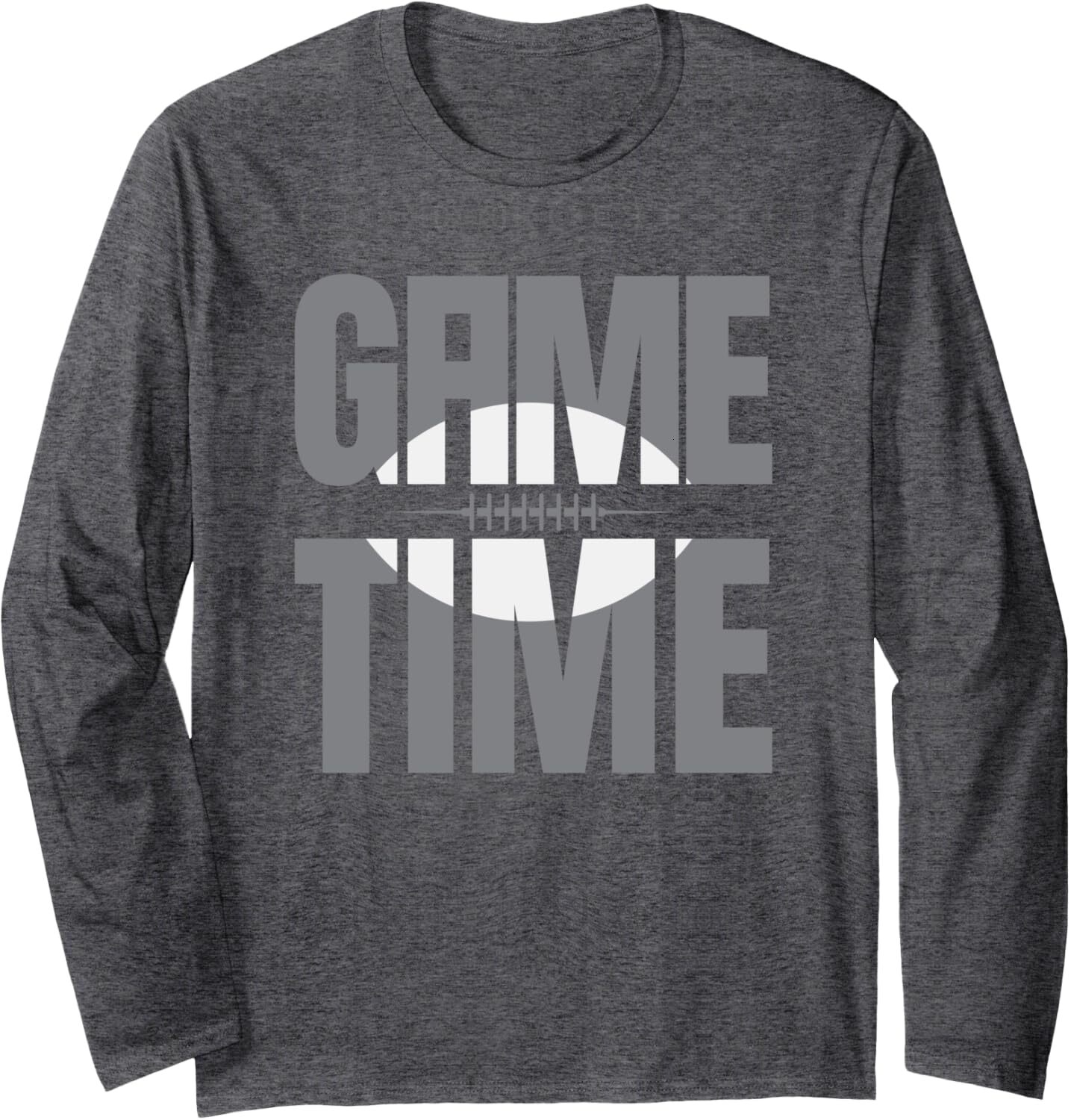 Long Sleeve Shirts for Men sweatshirt Game Time, Sports Ball Funny Football Player Gift Long Sleeve Tee Streetwear Casual tops clothes