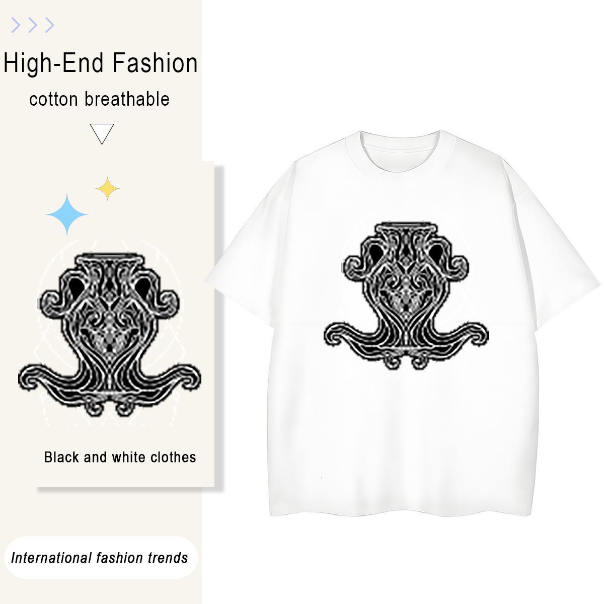 5A Women Tees 230g 100% Cotton line Sport T shirt Breathable Soft White Plus Size Tees Shirts
