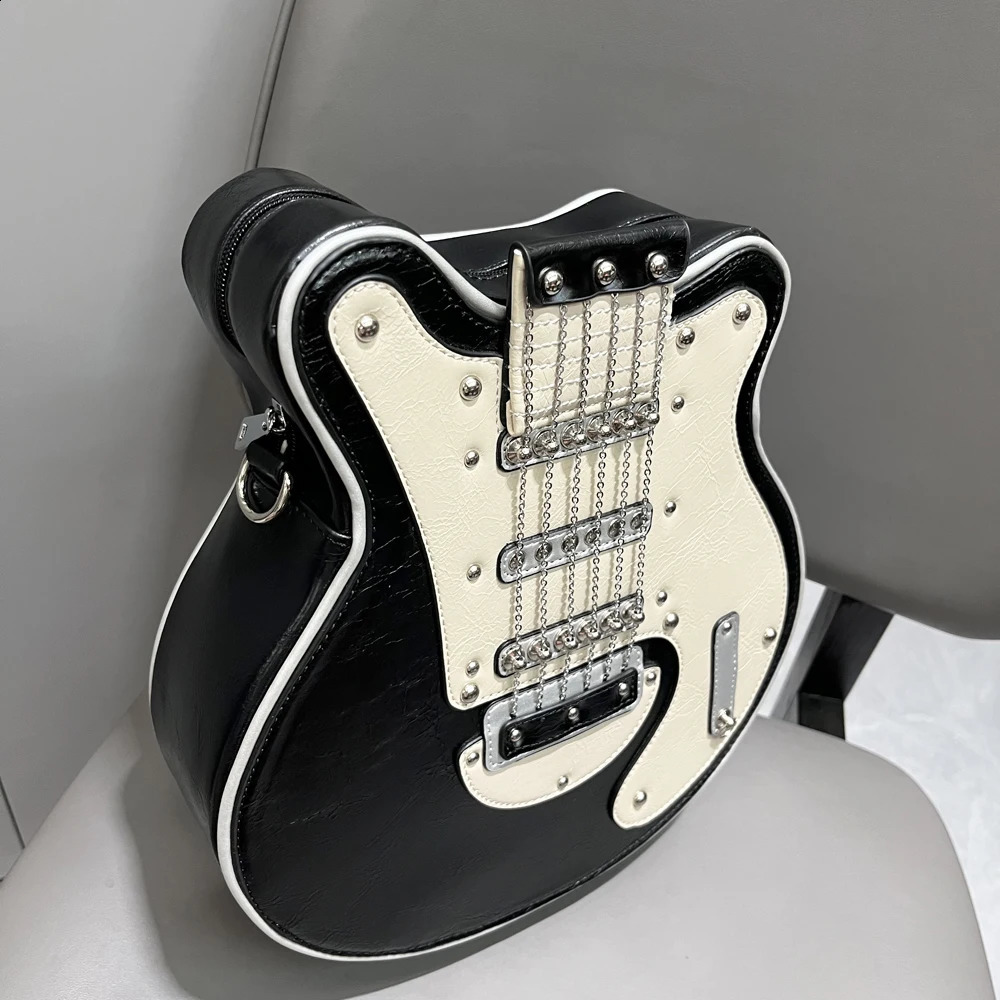 Purses And Handbags For Women er Leather Crossbody Shoulder Bag Handmade Guitar Shape purse Bags Purse 240826