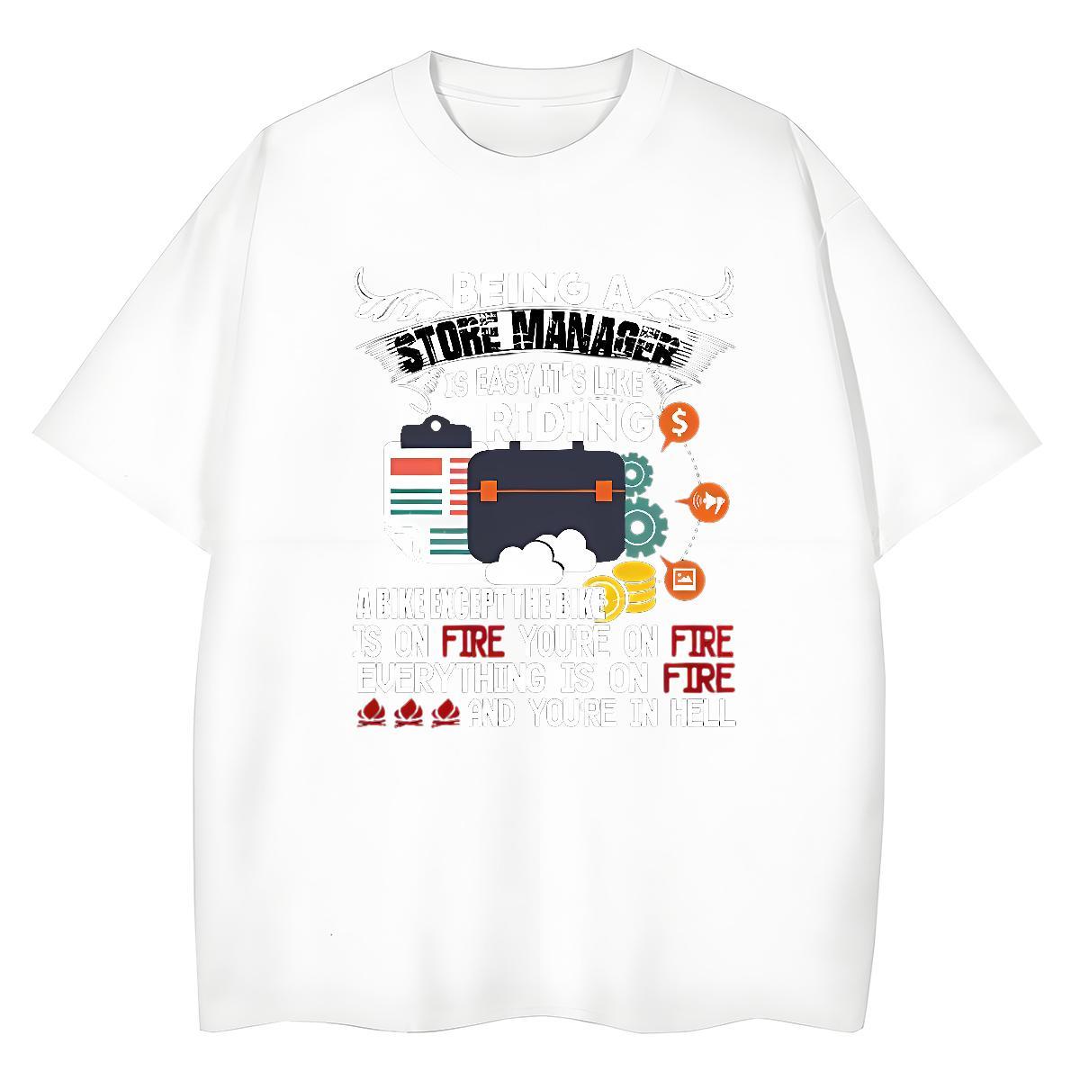 5A Womens Tshirts 230g Cotton game Hip Hop Street T shirt Crew Neck Breathable DIY Logo Wear
