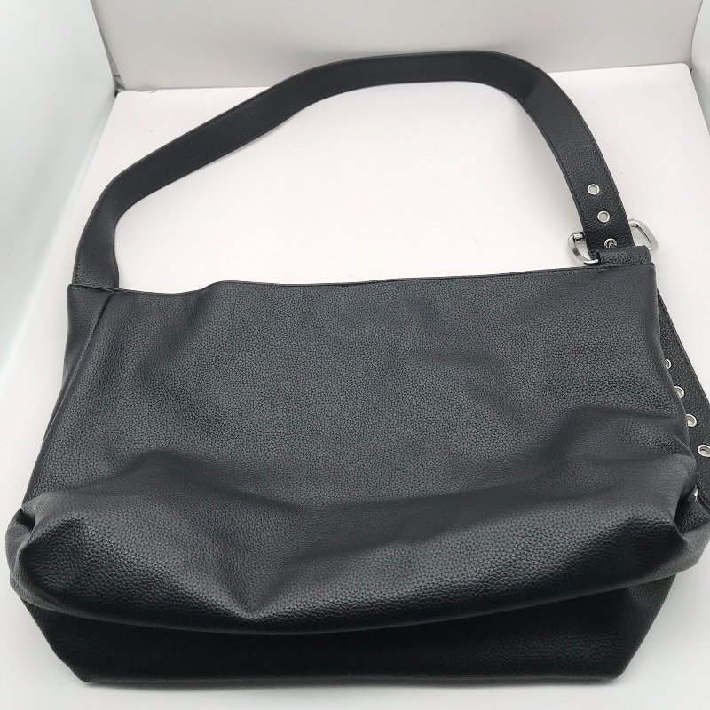 Brand Saturn Tote Bags Vintage Black Leather Hobo Large Capacity Crossbody Bag