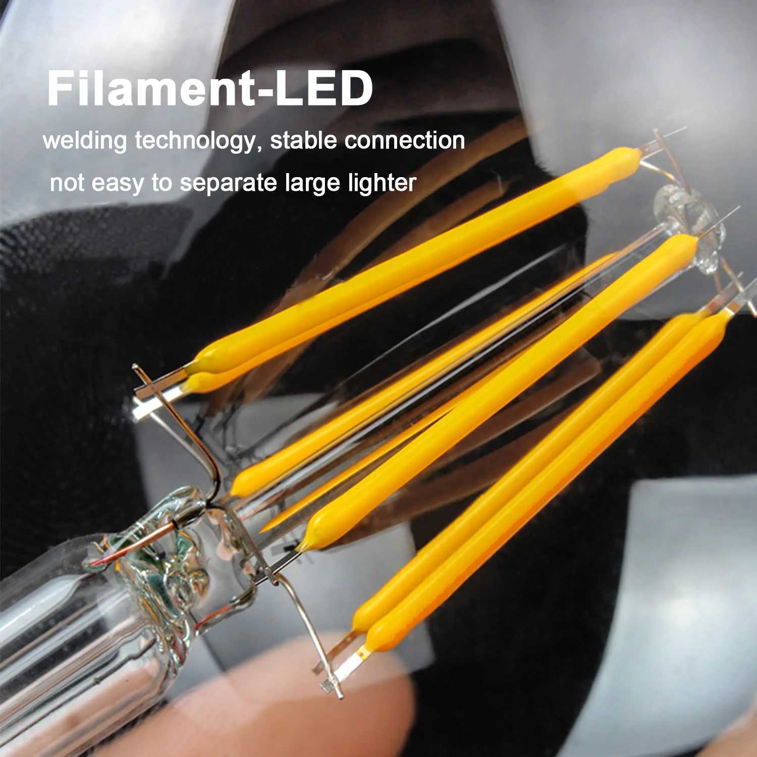 Retro Edison LED bulb G45 2W 4W 6W E27 2700K 6000K LED filament bulb 110V for garden chandelier decoration CL240826