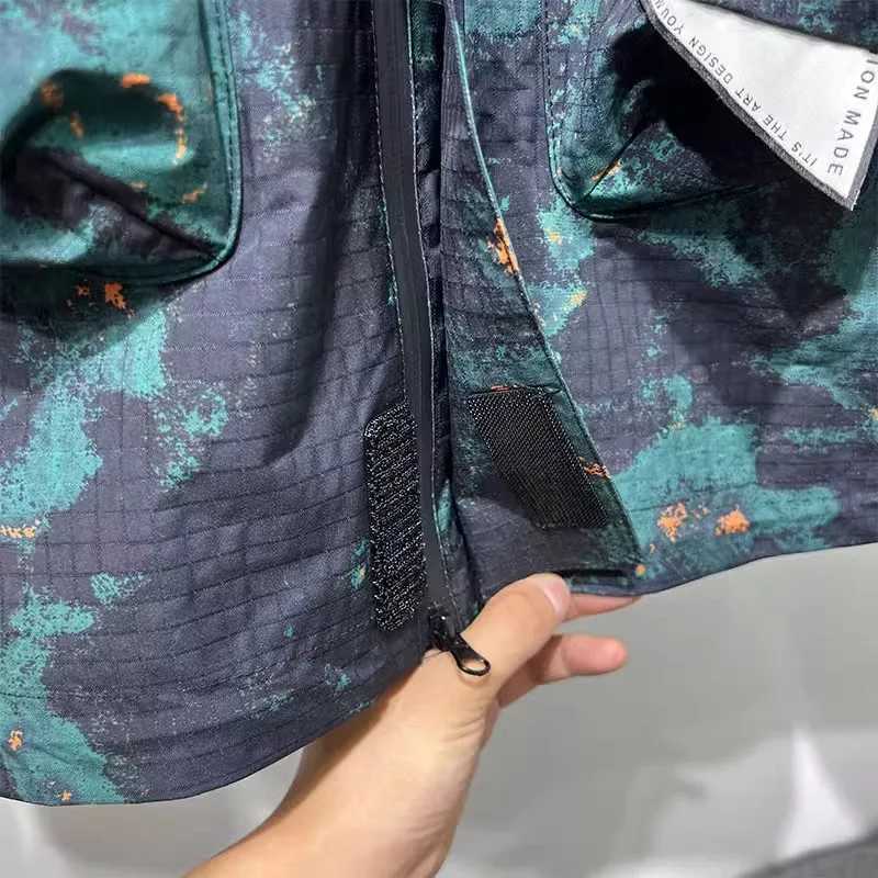 Owen Seak Mens Cotton Jacket Gothic Mens Clothing Autumn Zipper Flight Jacket Womens Hip Top Black Coat W2408266