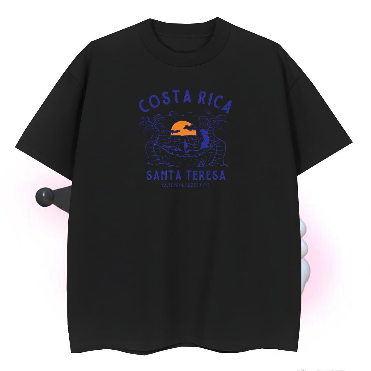 Classic T shirt 100% Cotton 230g beach Beach Anime Crew Neck Breathable Tshirts Fashion Design Clothes