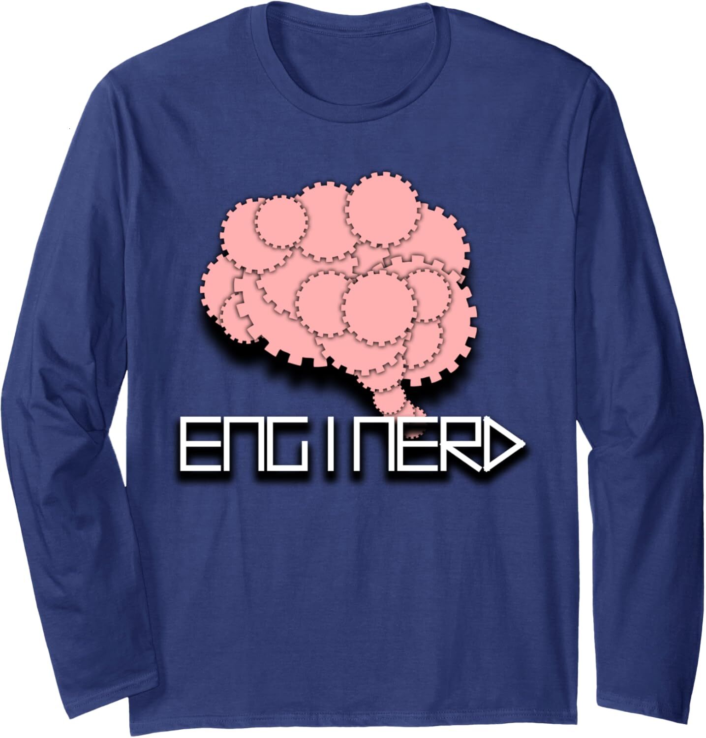 Long Sleeve Shirts for Men sweatshirt Enginerd Funny System Brain Cool Engineer Geek Gift Long Sleeve Tee Streetwear Casual tops clothes