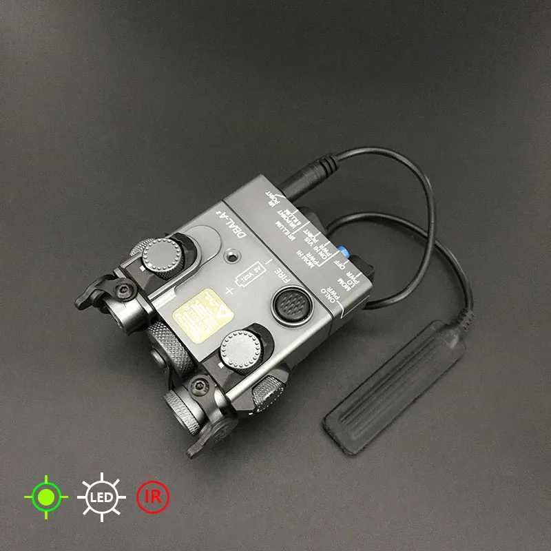 Sotac Metal DBAL A2 tactical laser red green dot indicator infrared laser+LED white light multifunctional laser indicator aiming CL240826