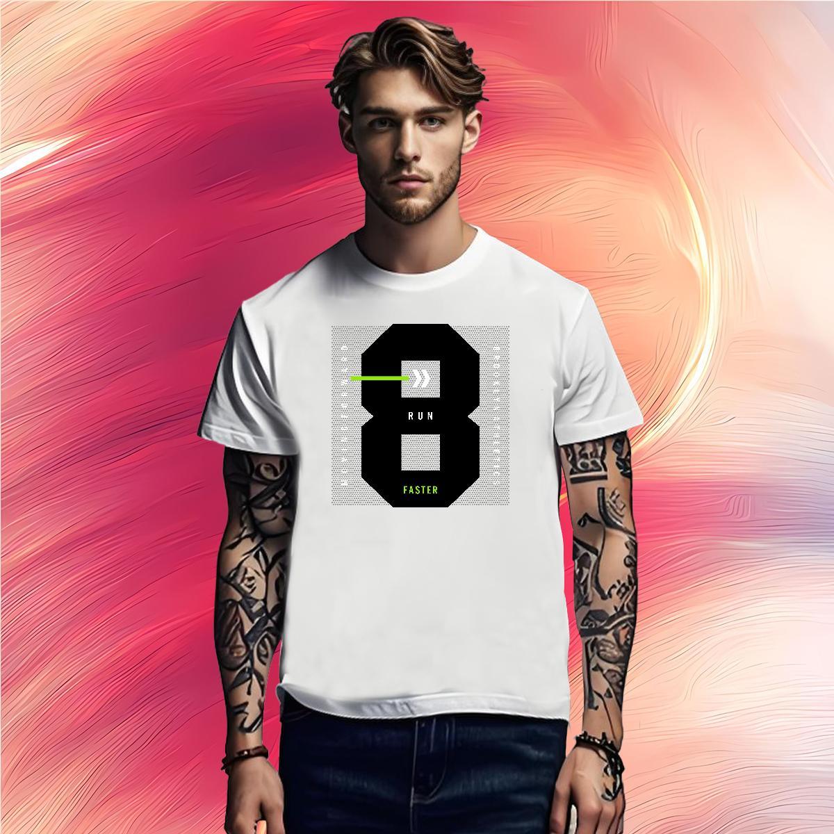Cool T-Shirts 230g Cotton letter Hip Hop Street Plus Size Custom Breathable Crew Neck Tshirt for Man Woman DIY Top Tees