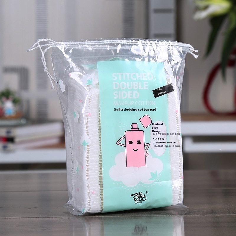 All-Cotton Dual Texture Facial Cleansing Cloths from Coolpin - Shave Free Gentle Makeup Removal Sheets (Set of 100)