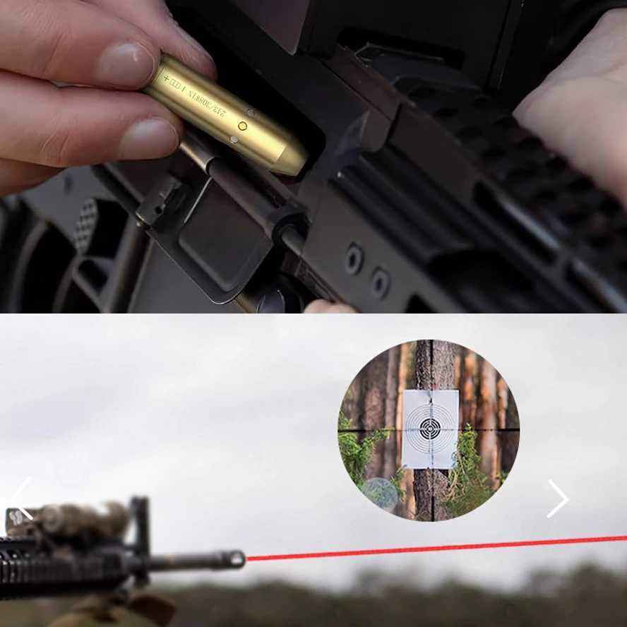308 brass laser cold shooting target indicator training collimator zero laser calibrator optical path calibration equipment CL240826