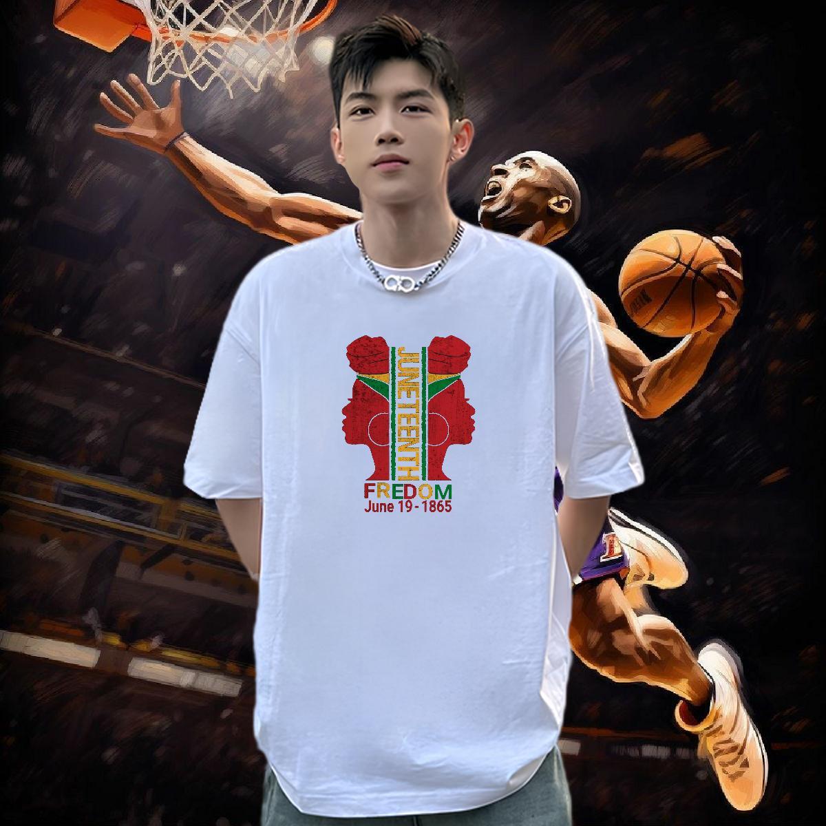 TOP Quality T Shirt For Man 230g Cotton letter Sports Casual Floral Print Breathable Crew Neck Tshirt for Man Woman Factory Direct Tshirts