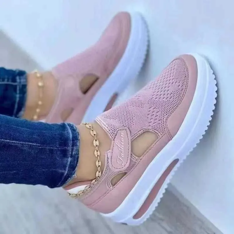 2025 new Casual Shoes Designer Brand Red Blue Womens Sneakers High Quality Tennis Womens Canvas Casual Shoes Womens Thick Sole Hollow SneakersL464 zha