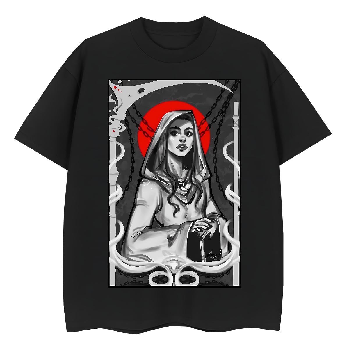 5A Women Tshirts 100% Cotton 230g nun Daily Wear Women T Shirts Crew Neck Floral Print Tees Shirts