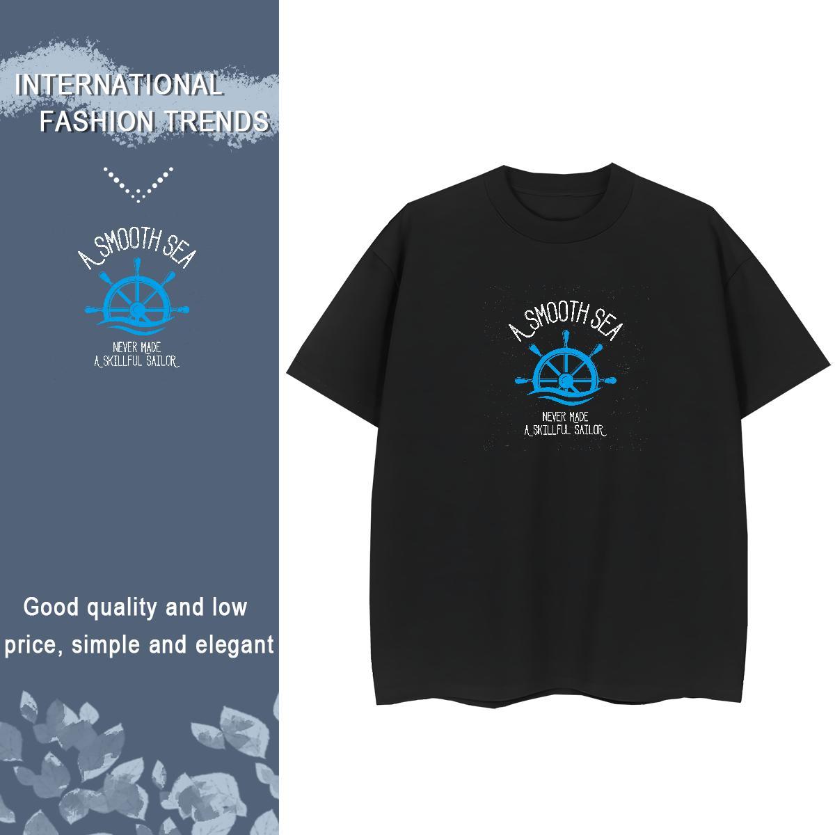 Brand Womens Tshirts 100% Cotton 230g letter Daily Wear T-Shirts for Women Comfortable Anime Oversized Tee Shirt