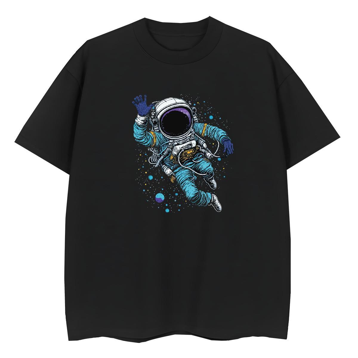 Popular Women Tshirts 230g Pure Cotton universe Casual T Shirt For Woman Breathable Short Sleeve Custom Cartoon Clothes