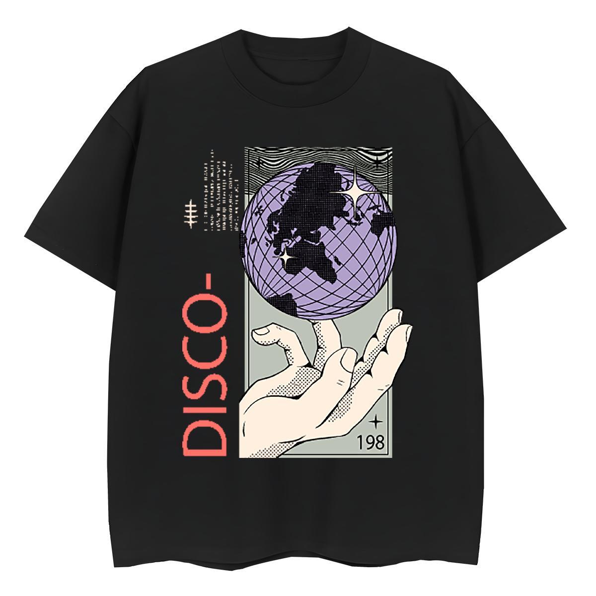 Brand T Shirts Men 230g Cotton hands Hip Hop Street White Plus Size Crew Neck Tshirts Casual New Tees