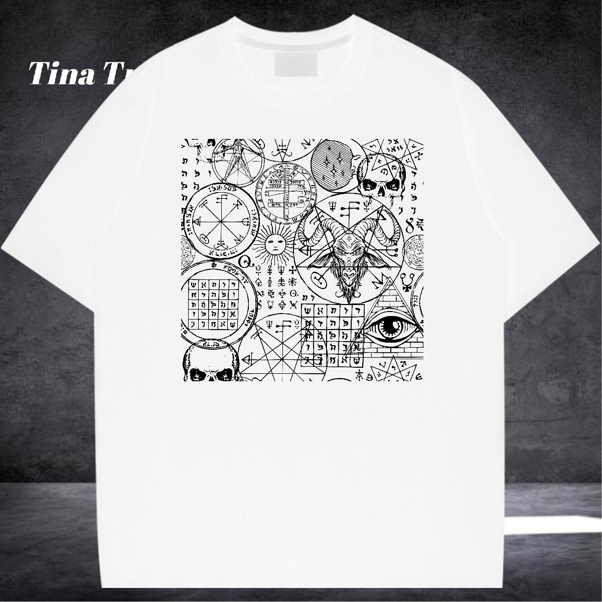 Cool Design T-Shirts for Men 100% Cotton 230g skull Street White Plus Size O-Neck Short Sleeve Men Tshirts Casual New Polos