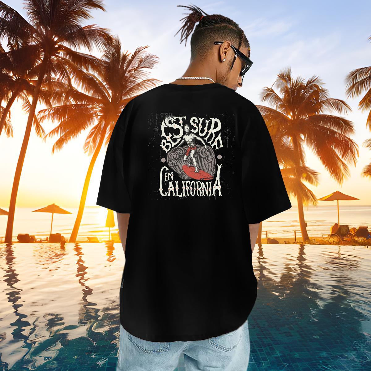 Free Shipping T-Shirts 230g Cotton portrait Hip Hop Asian Size Short Sleeve O-Neck Mens Tshirts 2024 New Top Tees