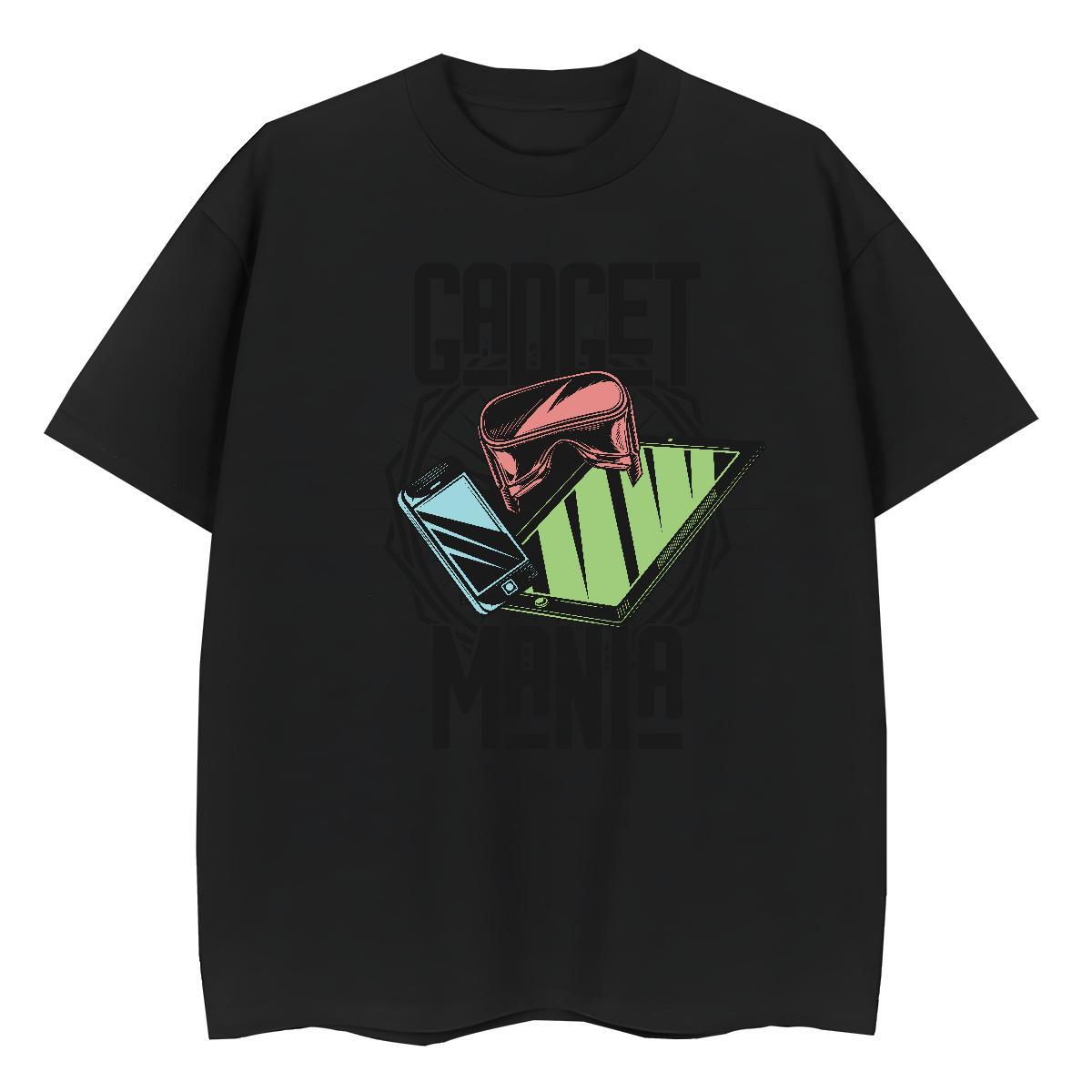 Loose fit Unisex Tshirts 100% Cotton 230g letter High Street Hip Hop Womens T Shirts Breathable Crew Neck Plus Size Cartoon Wear