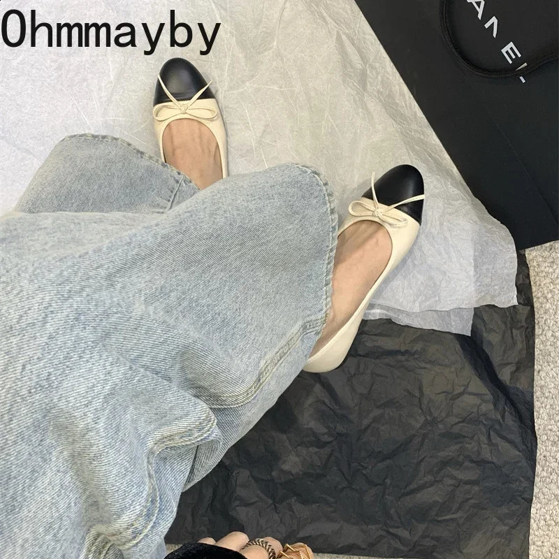 Slip On Women Mary Jane Shoes Fashion Shallow Butterfly-knot Ladies Comfort Mix Colors Walking Flats Footwear 240826