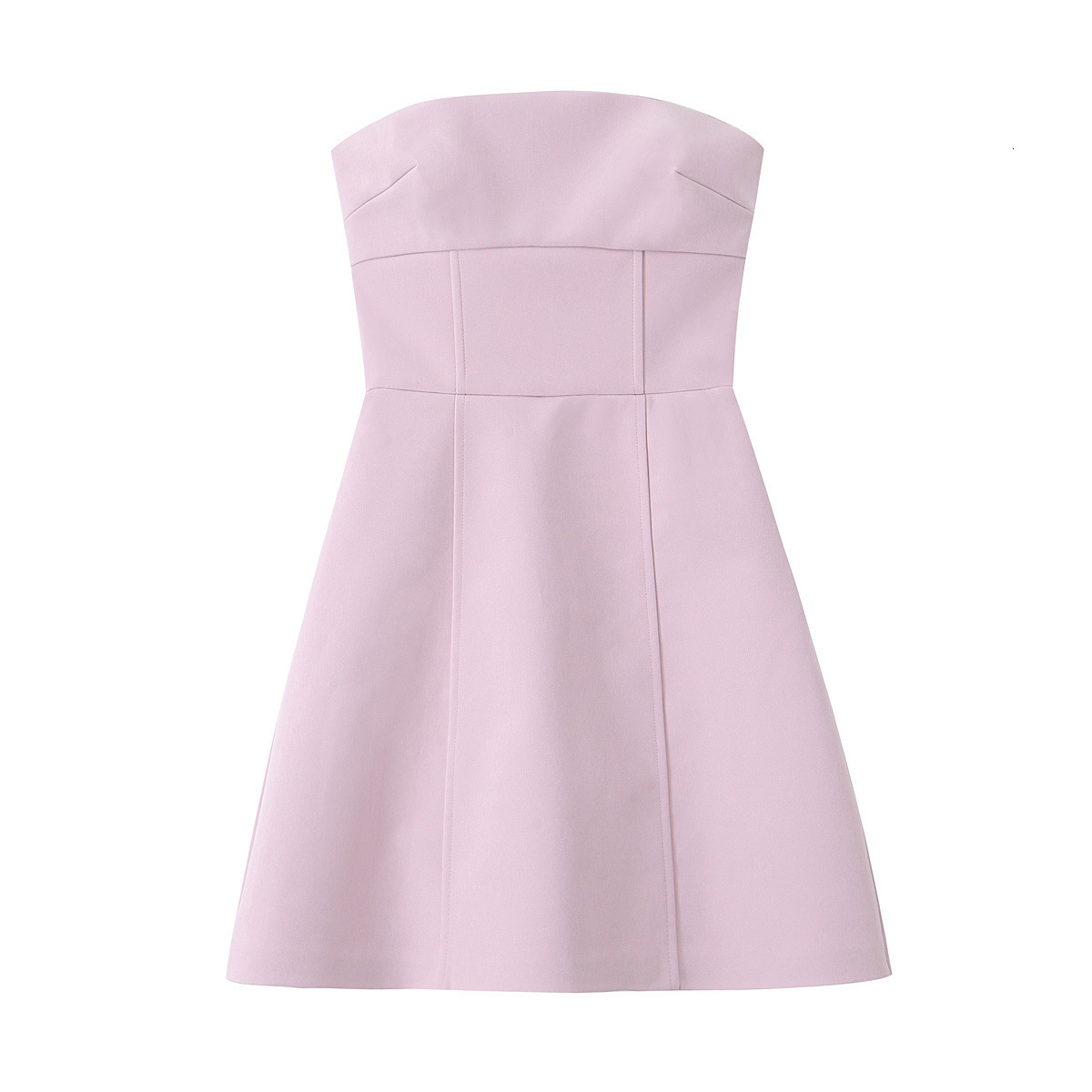 Womens Summer Fashion Bow Strapless Short Dress