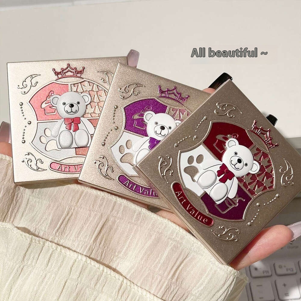 Versatile Art Value Cub Knight Eyeshadow Set - Natural Earth Tones with Fine Flash Effect