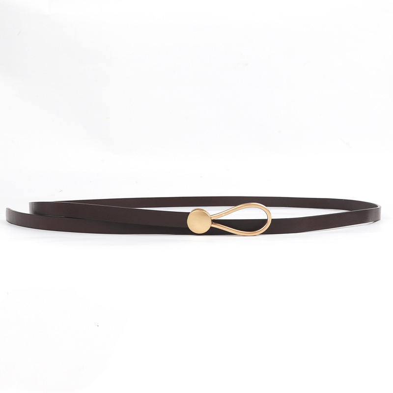 New Slim Waistband For Women Exquisite Versatile Knotted Decorated Fashionable Black Belt Paired With Dresses Sweaters And Waist Cinching 7f1c8