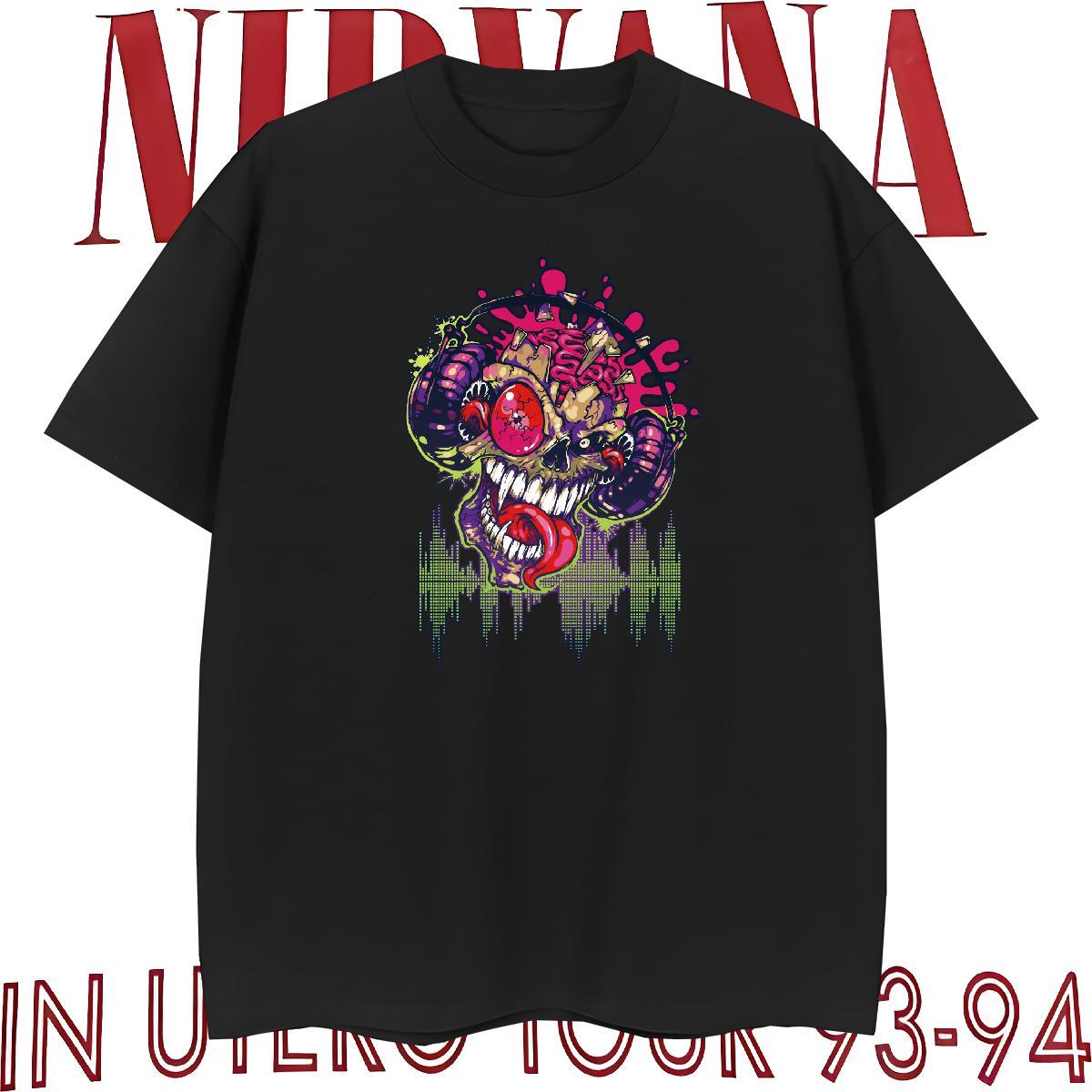 Unisex Man T Shirts 230g Cotton skull Spring Summer Custom Big Size Crew Neck Breathable Tshirts Brand Wear