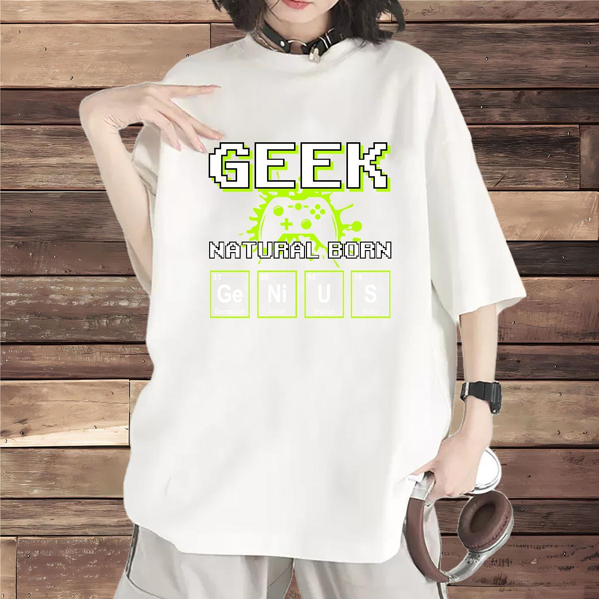 Unisex Couples T Shirts 230g 100% Cotton letter Street Wear T shirt Breathable Crew Neck Cartoon Anime Tshirts