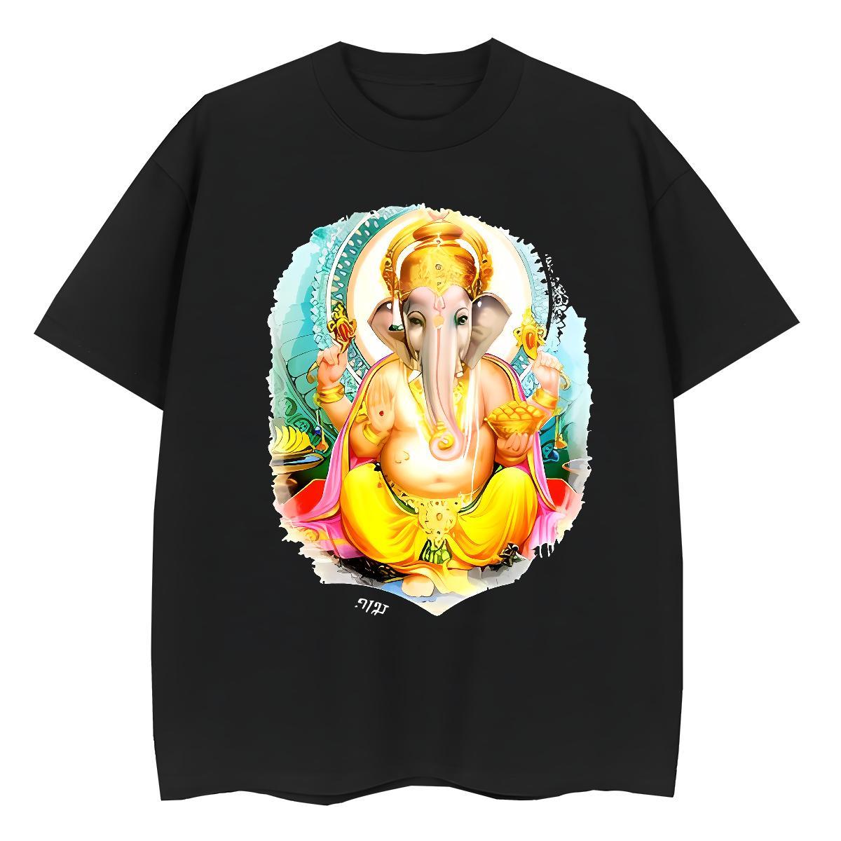 Cool Men T Shirts 230g Cotton elephant Street wear Hip Hop DIY Logo Oversized Crew Neck Breathable Men Clothes T-Shirt 2024 New Tops Tees