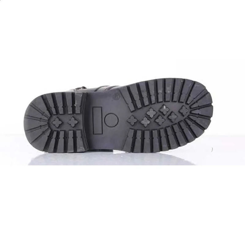 Men Motorcycle Boots Fashion Mid-Calf Punk Rock Punk PU Leather Black High Top Mens Casual Boot Steel Toe Shoes Big Size 38-46 240819