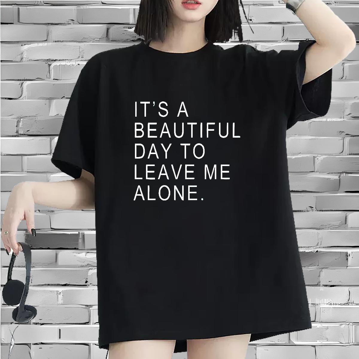 Female Womens Tshirts 230g 100% Cotton letter Summer Casual T-Shirts Round Neck Short Sleeve Custom Print Oversized Polos