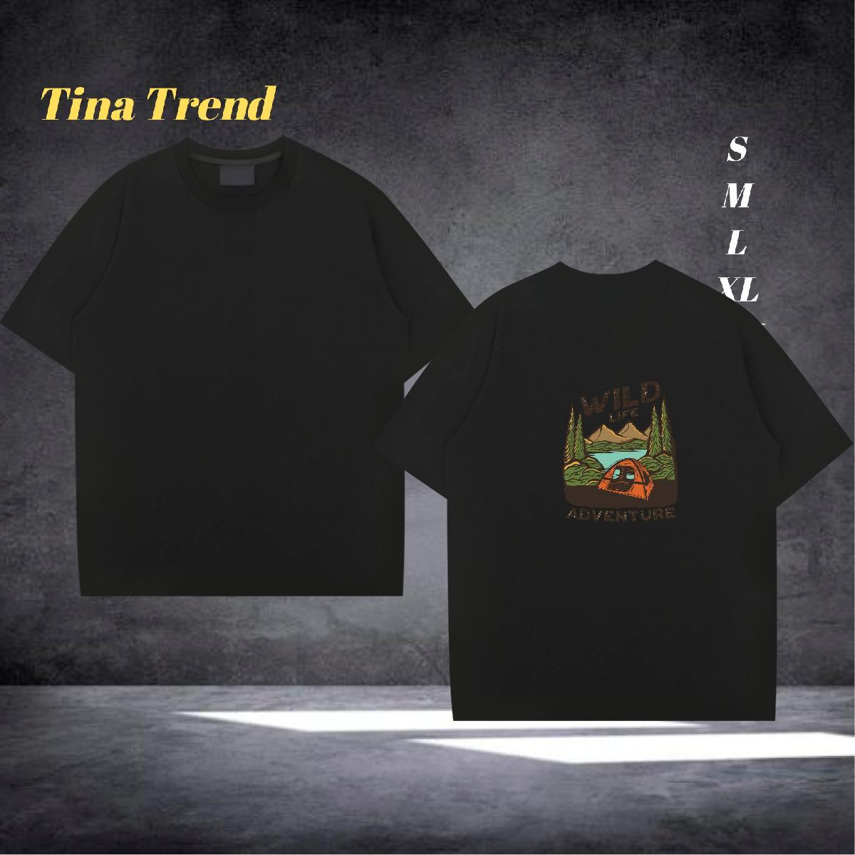 Cool Design Mens T Shirts 230g Cotton mountains Summer Casual Graphic Crew Neck Breathable Tshirt for Man Woman Fashion Casual Tshirts
