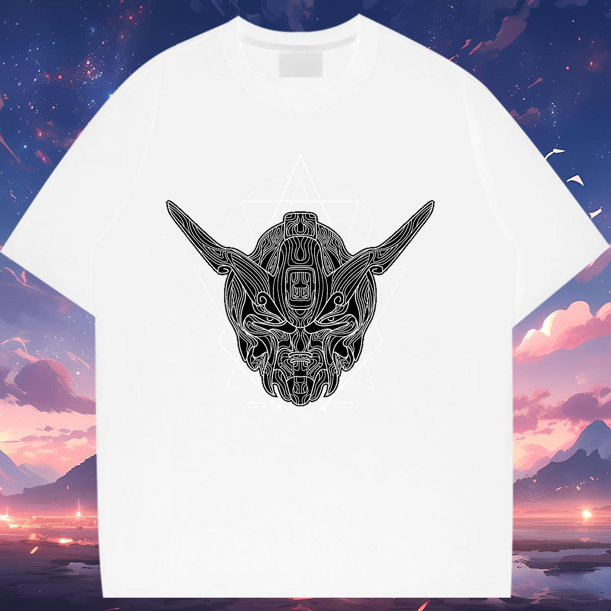 Soft Couples T Shirts 230g Cotton icon Street Woman T Shirts Short Sleeve O-Neck Floral Print Tees