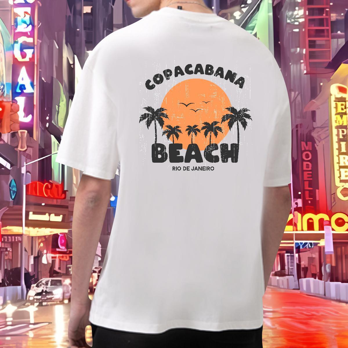 TOP Quality T-Shirts 100% Cotton 230g letter Hip Hop Street Oversized 4XL Breathable Short Sleeve Mens Tshirts Fashion Design Tee Shirt