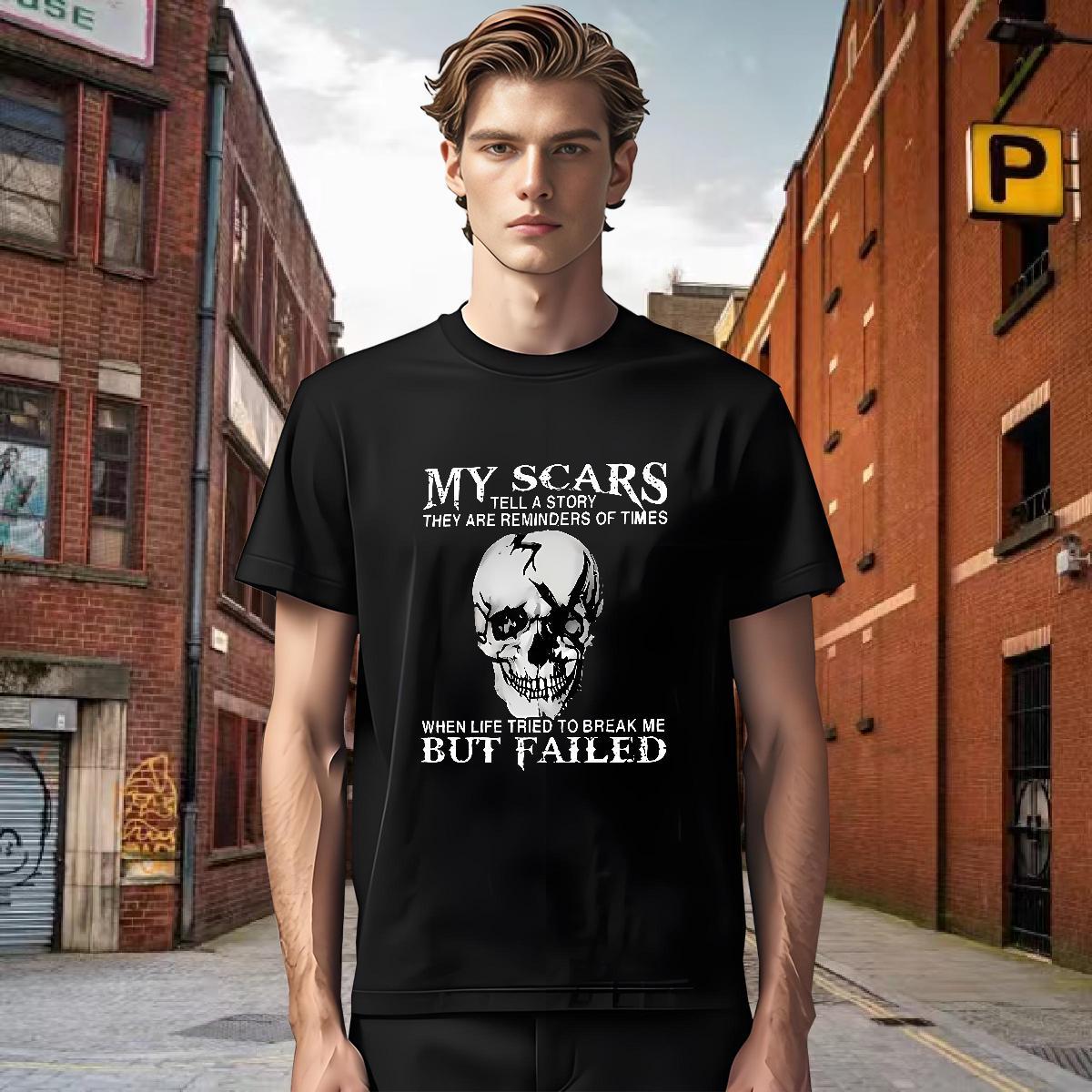 Brand T Shirt For Man 230g Pure Cotton skull Sport Custom Big Size Breathable Short Sleeve Mens Tshirts Fashion Designer Tops Shirt