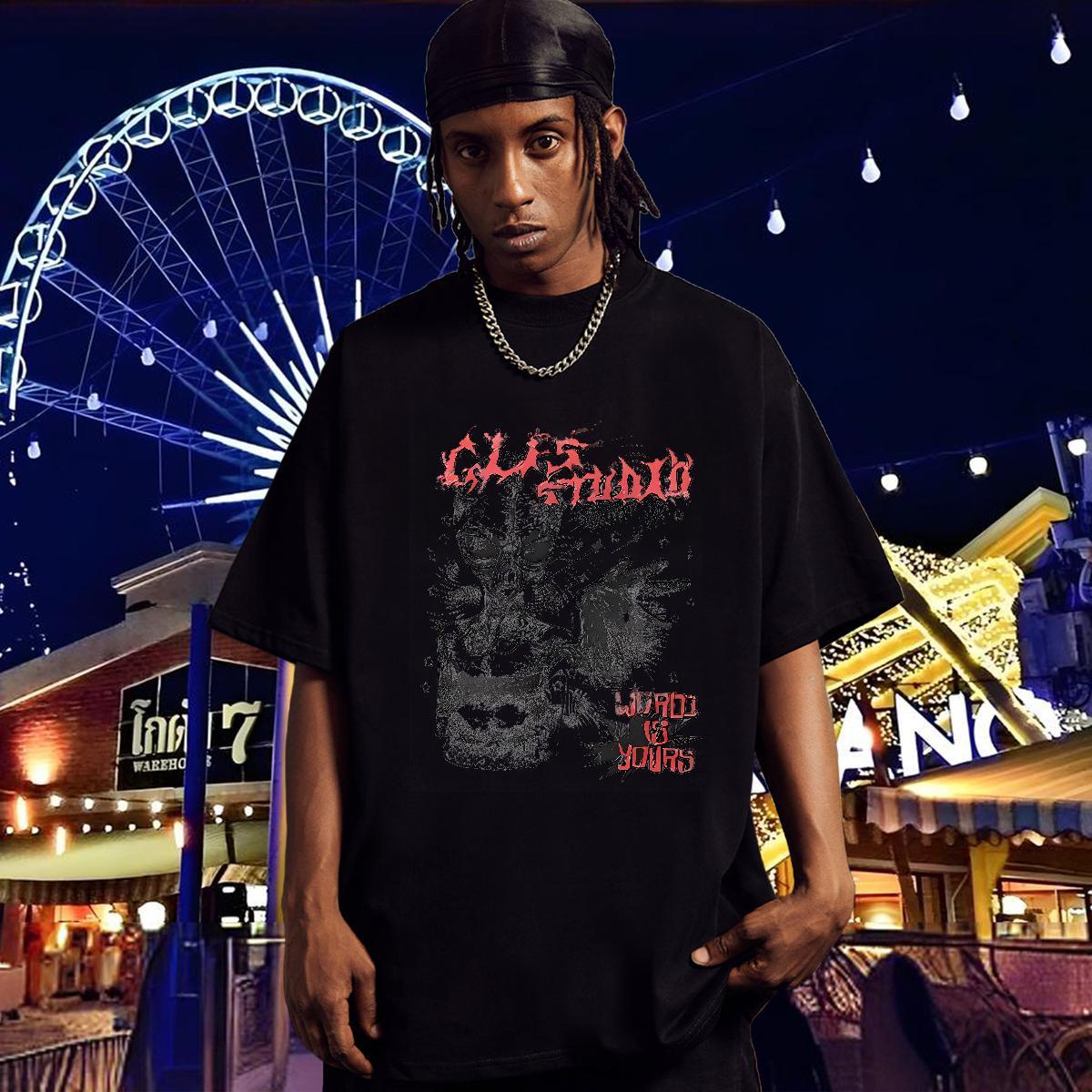 Comfortable Man T Shirts 100% Cotton 230g skull Daily Wear DIY Logo Oversized Pure Cotton Men Tshirts Factory Direct Tees Shirts