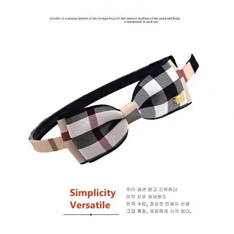Fashionable bow hair clip teething ring girls hair clip exquisite simple plain hair clip headband accessories M240826