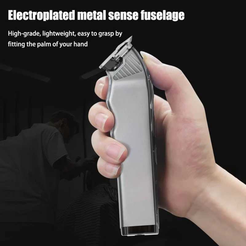 MadeShow M10+M11 New D3 Professional Hair Clipper+Trimmer Set 0.1mm Mair Cutting Machine T Blade High Speed High Quality W240824 - view 7