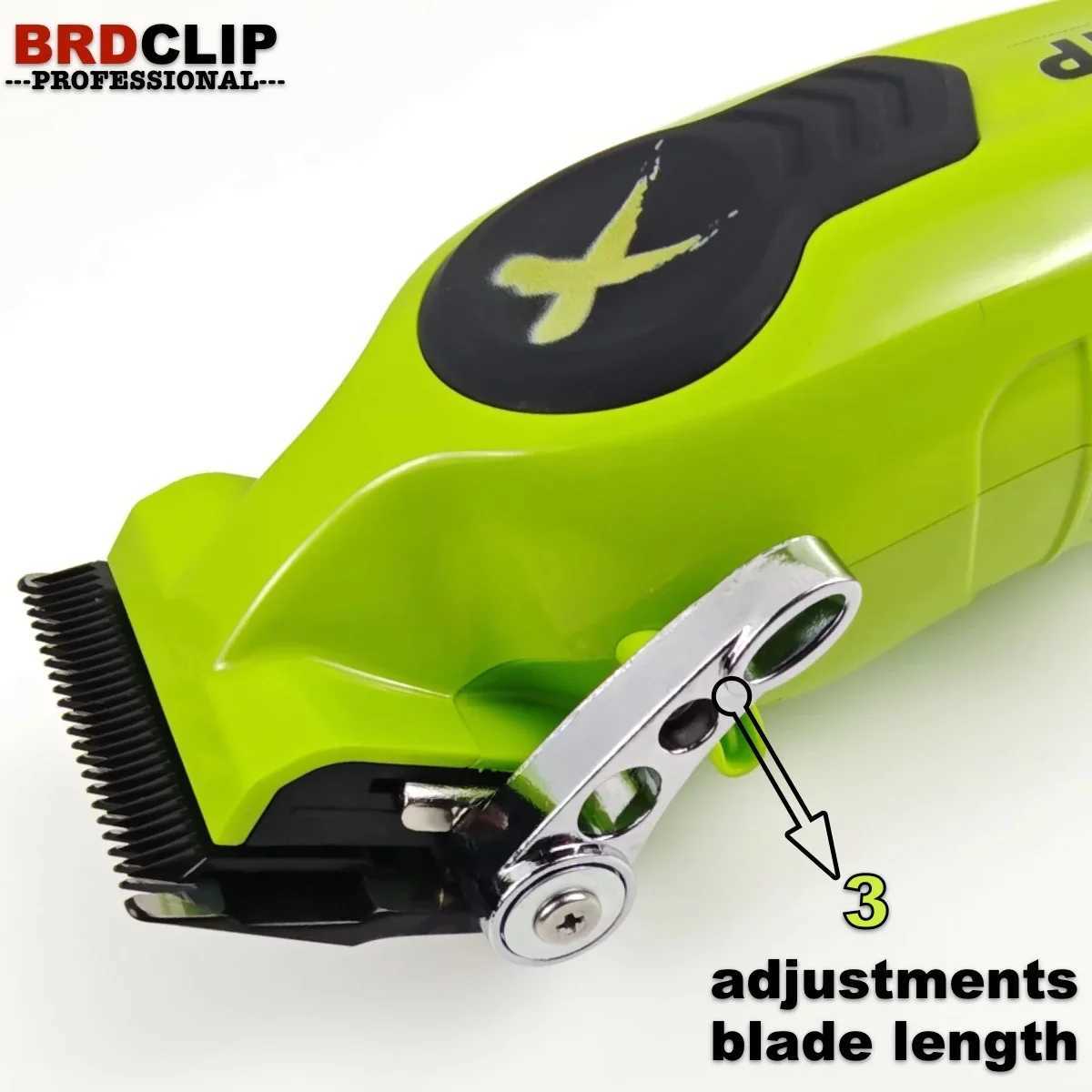 BRDCLIP professional electric hair clipper 7500RPM high-speed motor 2500MAH trimmer DLC blade with base hair salon FA1C W240824